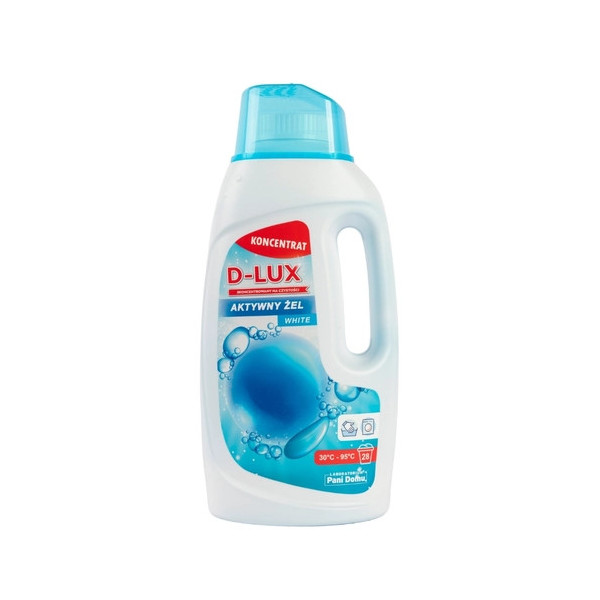 D-LUX Aktywny żel do prania 1,4 l White Koncentrat - 28 prań