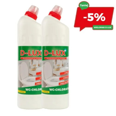 D-LUX WC-CHLORATOS 1l - Zestaw 2 Butelek Z Rabatem