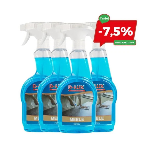 D-LUX Meble 500 Ml - Zestaw 4 Butelek Z Rabatem I Darmową Wysyłką