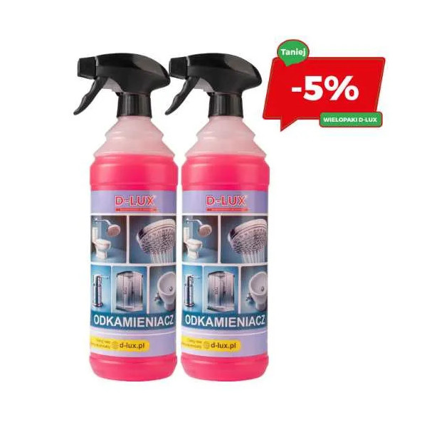 D-LUX Odkamieniacz 1000 Ml - Zestaw 2 Butelek Z Rabatem